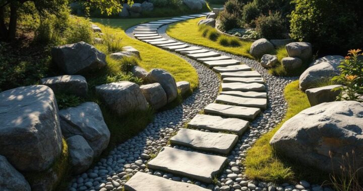 Como fazer um caminho de pedras no jardim (passo a passo simples)